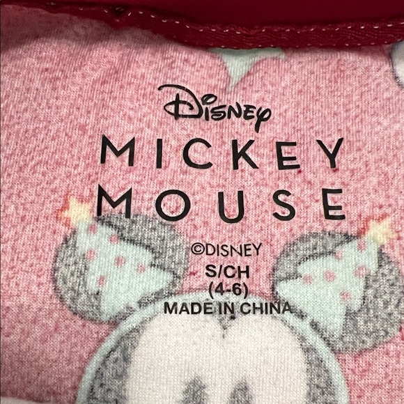 Disney Red Mickey Mouse Holiday Plush Pajamas - Picture 3 of 12